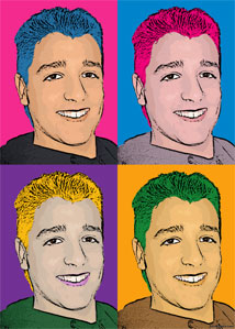 Regalo: Un  Impreso en un lienzo con un bastidor para alguien de cartaya