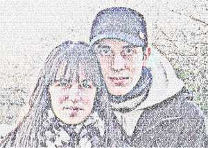 Regalo: Un  Impreso en un lienzo con un bastidor para alguien de A Coruña