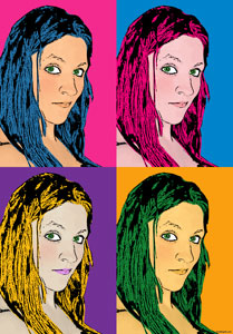 Regalo: Un  Impreso en un lienzo con un bastidor para alguien de Vitoria