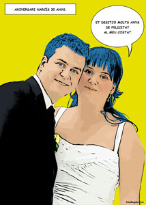 Regalo: Un  Impreso en un lienzo para alguien de CALDES DE MALAVELLA