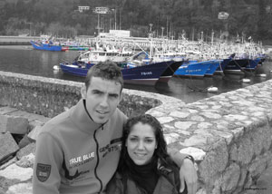 Regalo: Un  En un lienzo y enmarcado en aluminio para alguien de Teruel