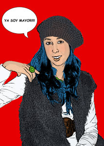 Regalo: Un  Impreso en un lienzo con un bastidor para alguien de CUMBRES MAYORES