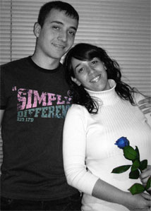 Regalo: Un Coloreado Impreso en un lienzo con un bastidor para alguien de Parla