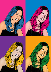 Regalo: Un  Impreso en un lienzo para alguien de 44002