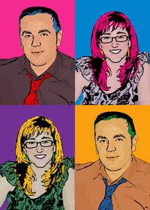 Regalo: Un  En una lámina enmarcada en aluminio para alguien de Valverde de Jucar