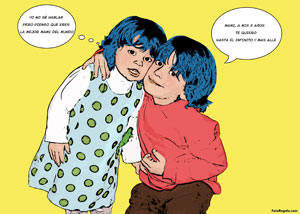 Regalo: Un  En un lienzo y enmarcado en aluminio para alguien de GRANOLLERS