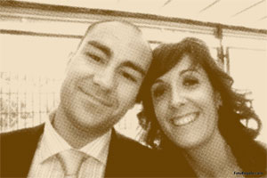 Regalo: Un Puntos Impreso en un lienzo con un bastidor para alguien de Chirivel