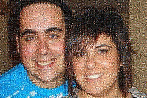 Regalo: Un  En una lámina enmarcada en aluminio para alguien de Barakaldo