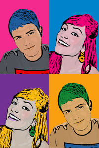 Regalo: Un  Impreso en papel brillo para alguien de San Sebastian