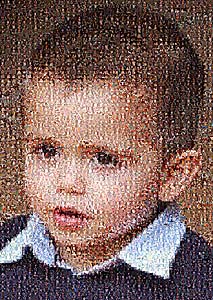 Regalo: Un  En una lámina enmarcada en aluminio para alguien de palos de la frontera