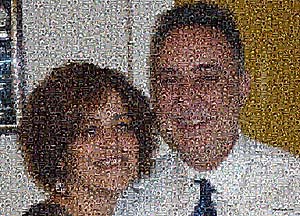 Regalo: Un  En una lámina enmarcada en aluminio para alguien de Vilanova i la Geltrú