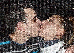 Regalo: Un  En una lámina enmarcada en aluminio para alguien de PONTEDEUME