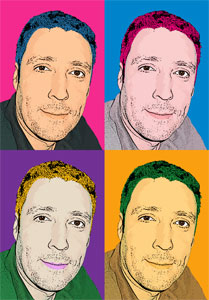 Regalo: Un  Impreso en un lienzo con un bastidor para alguien de monterroso