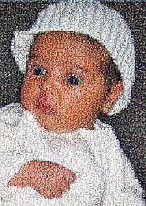 Regalo: Un  En un lienzo y enmarcado en aluminio para alguien de reus