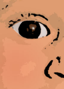 Detalle de la foto procesada