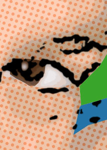 Detalle de la foto procesada