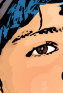 Detalle de la foto procesada