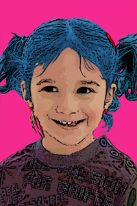 Detalle de la foto procesada