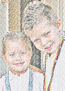 Regalo: Un  Impreso en un lienzo con un bastidor para alguien de benidorm