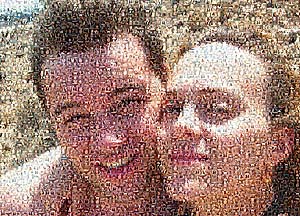 Regalo: Un  En una lámina enmarcada en aluminio para alguien de Monfarracinos