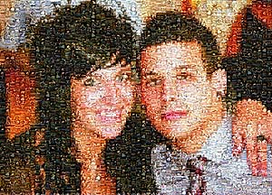 Regalo: Un  En una lámina enmarcada en aluminio para alguien de Bilbao