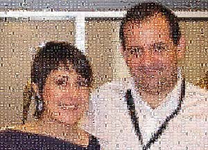 Regalo: Un  En una lámina enmarcada en aluminio para alguien de Espartinas