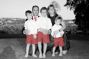 Regalo: Un Coloreado Impreso en un lienzo con un bastidor para alguien de Madrid