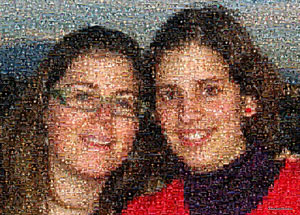 Regalo: Un  En una lámina enmarcada en aluminio para alguien de Granada