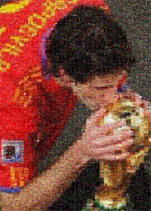 Regalo: Un  Impreso en un lienzo con un bastidor para alguien de guissona