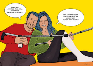 Regalo: Un Pop Art Comic 2 personas En un archivo JPG (Ya lo imprimiré yo) para alguien de CERDANYOLA DEL VALLES