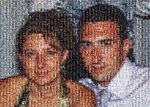 Regalo: Un  Impreso en un lienzo con un bastidor para alguien de Malaga