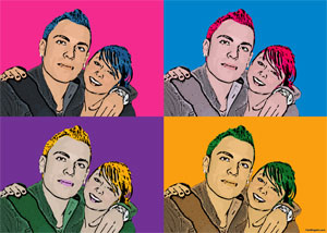 Regalo: Un  Impreso en un lienzo con un bastidor para alguien de Fuenlabrada