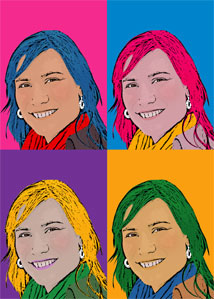 Regalo: Un  Impreso en un lienzo con un bastidor para alguien de LINARES