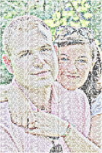 Regalo: Un  Impreso en un lienzo con un bastidor para alguien de Almería