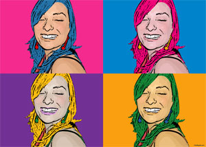 Regalo: Un  Impreso en un lienzo con un bastidor para alguien de Lleida