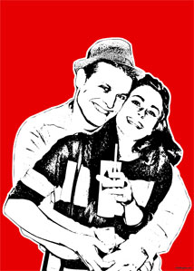 Regalo: Un  Impreso en un lienzo con un bastidor para alguien de Alagón