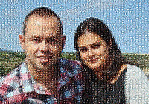 Regalo: Un  Impreso en un lienzo con un bastidor para alguien de salamanca