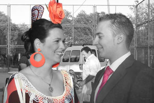 Regalo: Un  En una lámina enmarcada en aluminio para alguien de huelva