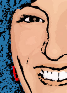 Detalle de la foto procesada