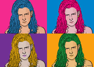 Regalo: Un  Impreso en un lienzo con un bastidor para alguien de algete