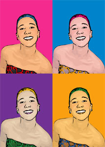 Regalo: Un  Impreso en un lienzo con un bastidor para alguien de Toledo