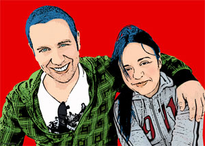 Regalo: Un  Impreso en un lienzo con un bastidor para alguien de Almansa