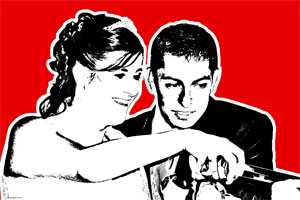 Regalo: Un Stencil Impreso en un lienzo para alguien de Burgos