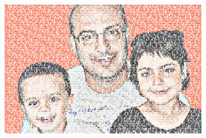 Regalo: Un  En una lámina enmarcada en aluminio para alguien de zamora