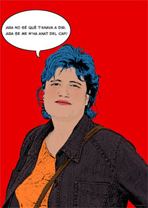 Regalo: Un  Impreso en un lienzo con un bastidor para alguien de Lleida