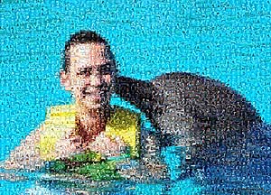 Regalo: Un  En una lámina enmarcada en aluminio para alguien de Cádiz