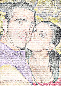 Regalo: Un  Impreso en un lienzo con un bastidor para alguien de elche