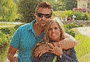 Regalo: Un  Impreso en un lienzo con un bastidor para alguien de GRANADA